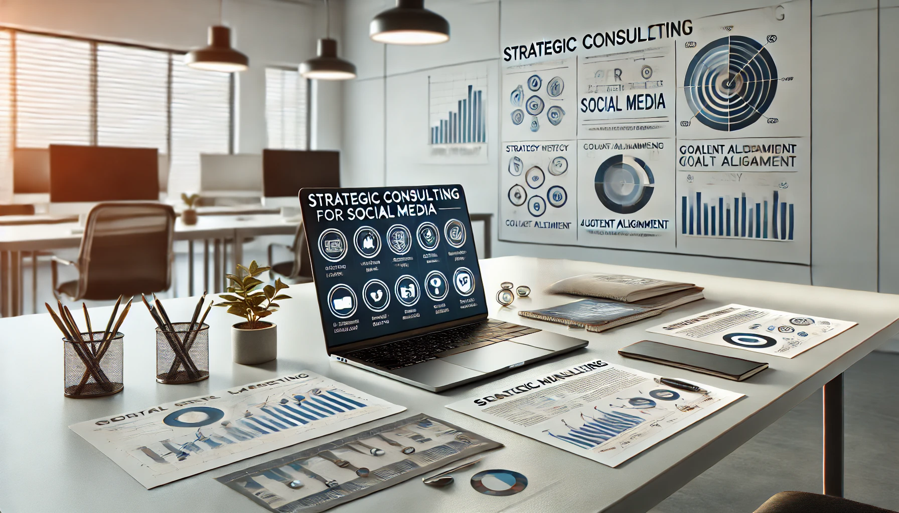 Estrategia de redes sociales con herramientas de planificación y análisis de audiencia